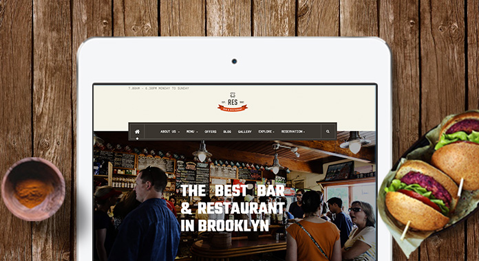 Introducing the best restaurant Joomla template -