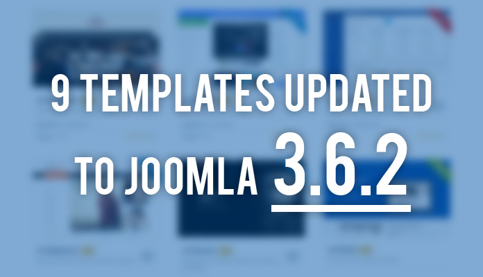 Updates: 9 more Joomla templates updated to Joomla